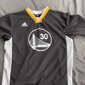 Stephen Curry 73-9 season NBA short sleeve jersey